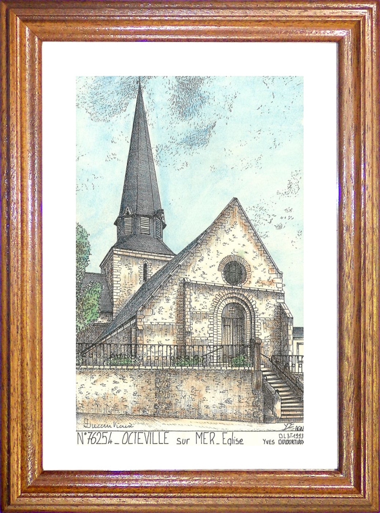 N 76254 - OCTEVILLE SUR MER - glise