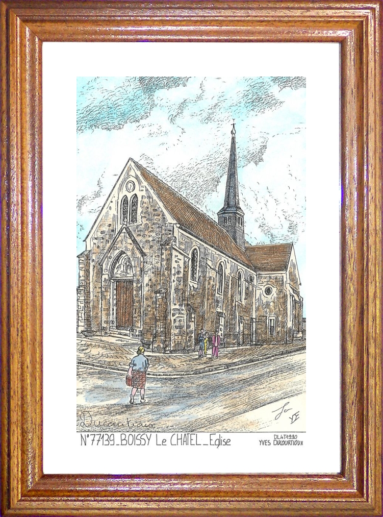 N 77139 - BOISSY LE CHATEL - glise