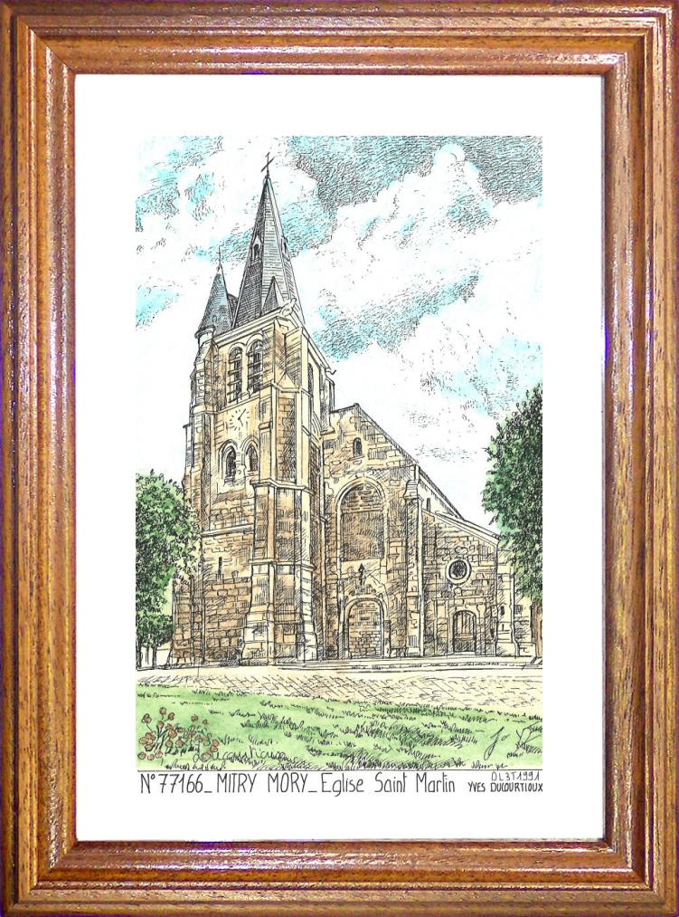 N 77166 - MITRY MORY - glise st martin