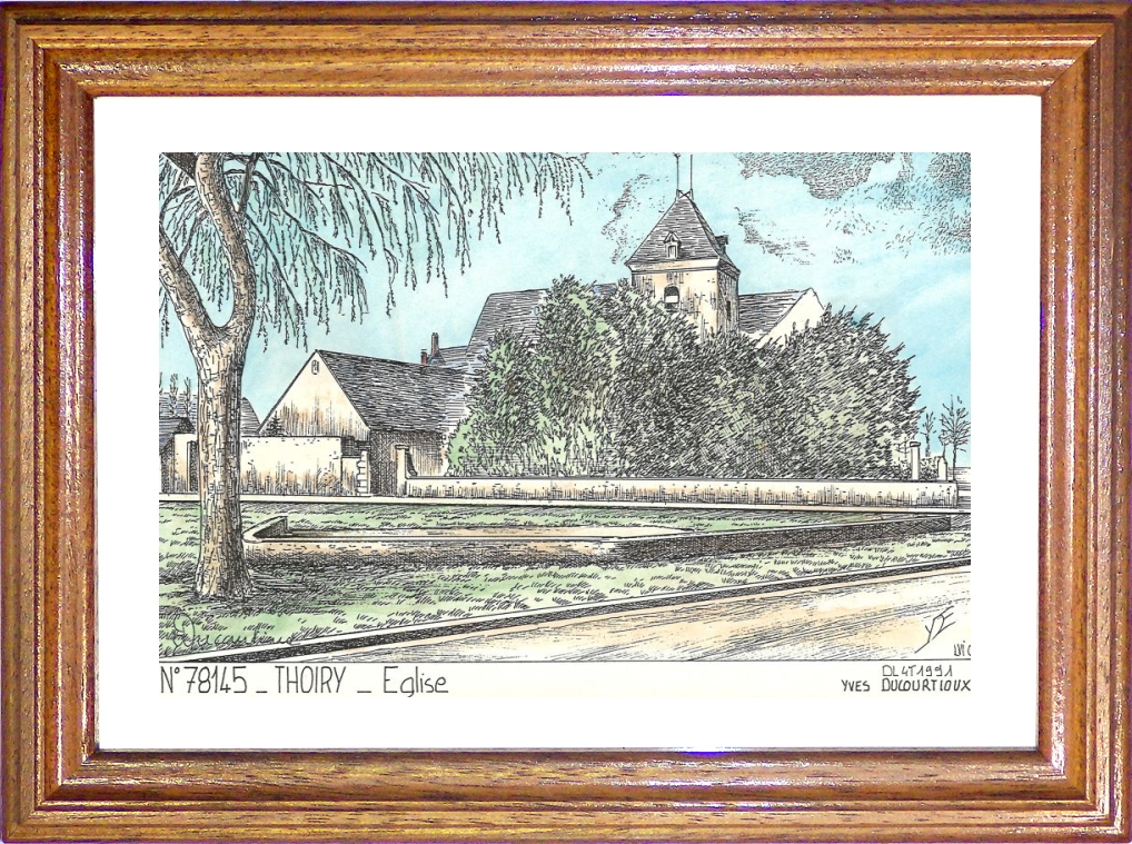 N 78145 - THOIRY - glise