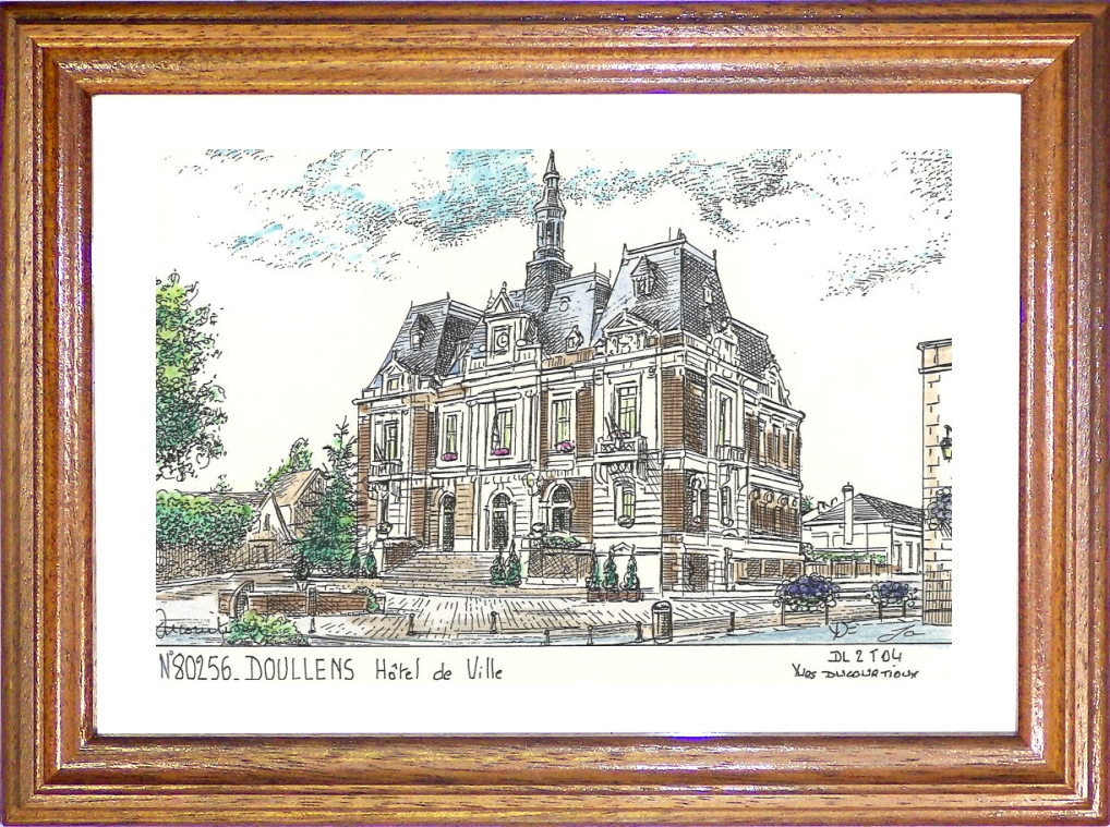 N 80256 - DOULLENS - htel de ville