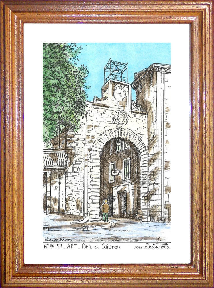 N 84157 - APT - porte de saignon