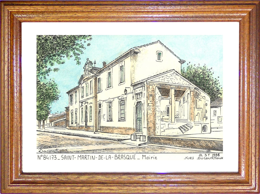 N 84173 - ST MARTIN DE LA BRASQUE - mairie