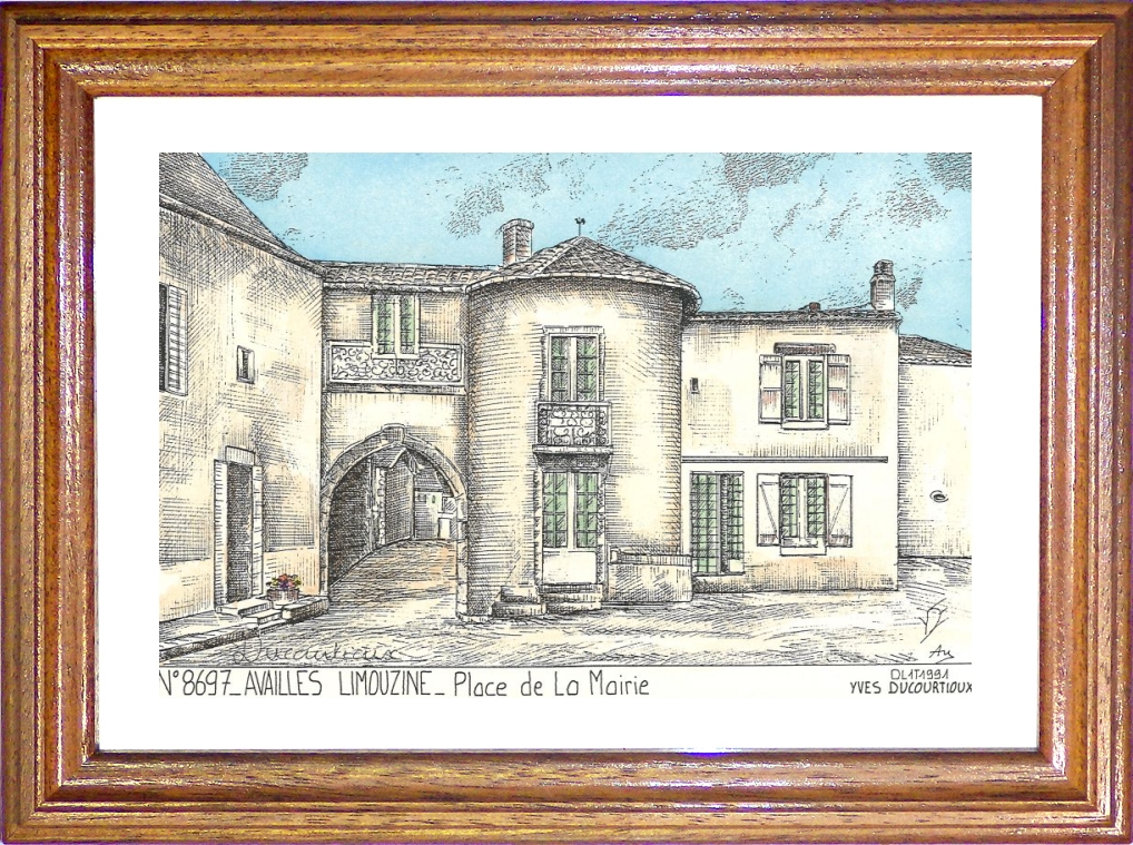 N 86097 - AVAILLES LIMOUZINE - place de la mairie