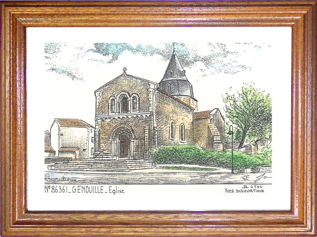 N 86361 - GENOUILLE - glise