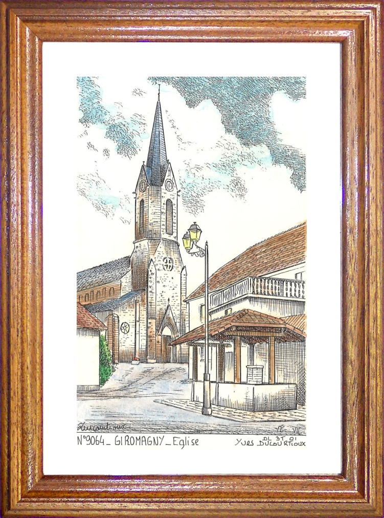 N 90064 - GIROMAGNY - glise