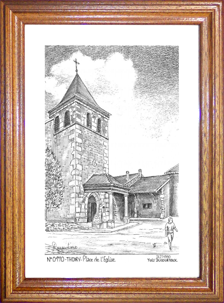 N 01070 - THOIRY - place de l glise