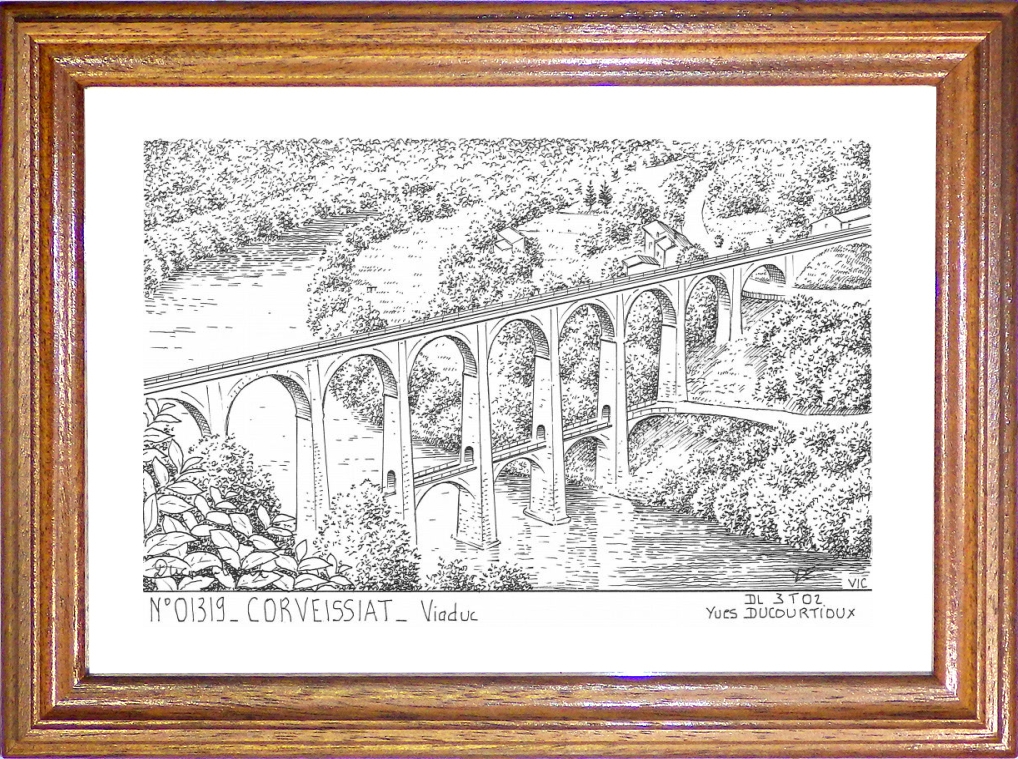 N 01319 - CORVEISSIAT - viaduc