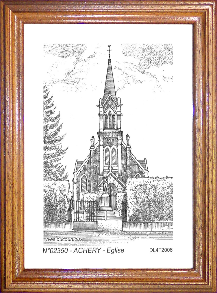 N 02350 - ACHERY - glise