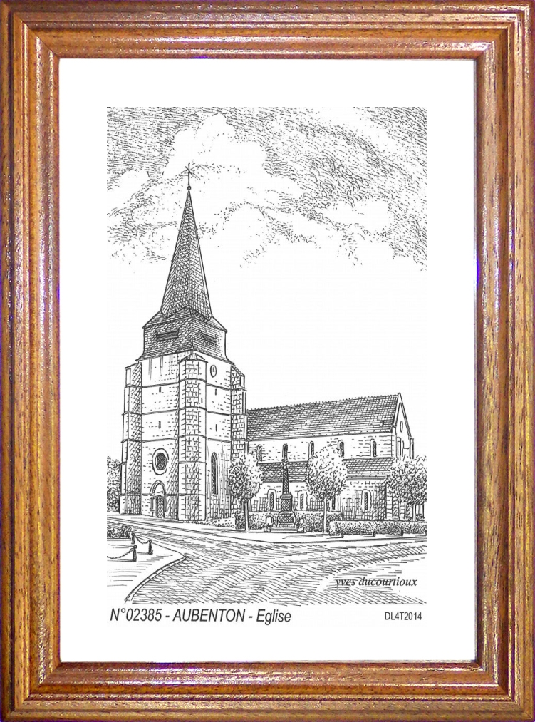 N 02385 - AUBENTON - glise