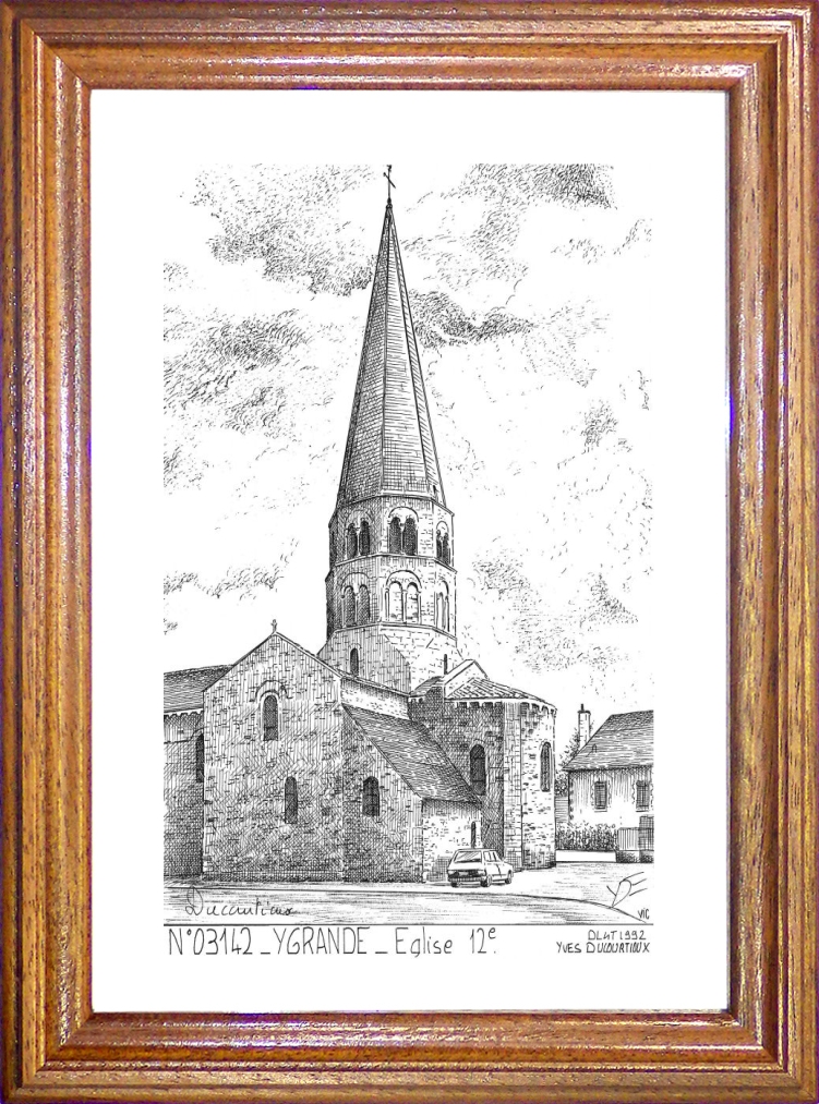 N 03142 - YGRANDE - glise 12