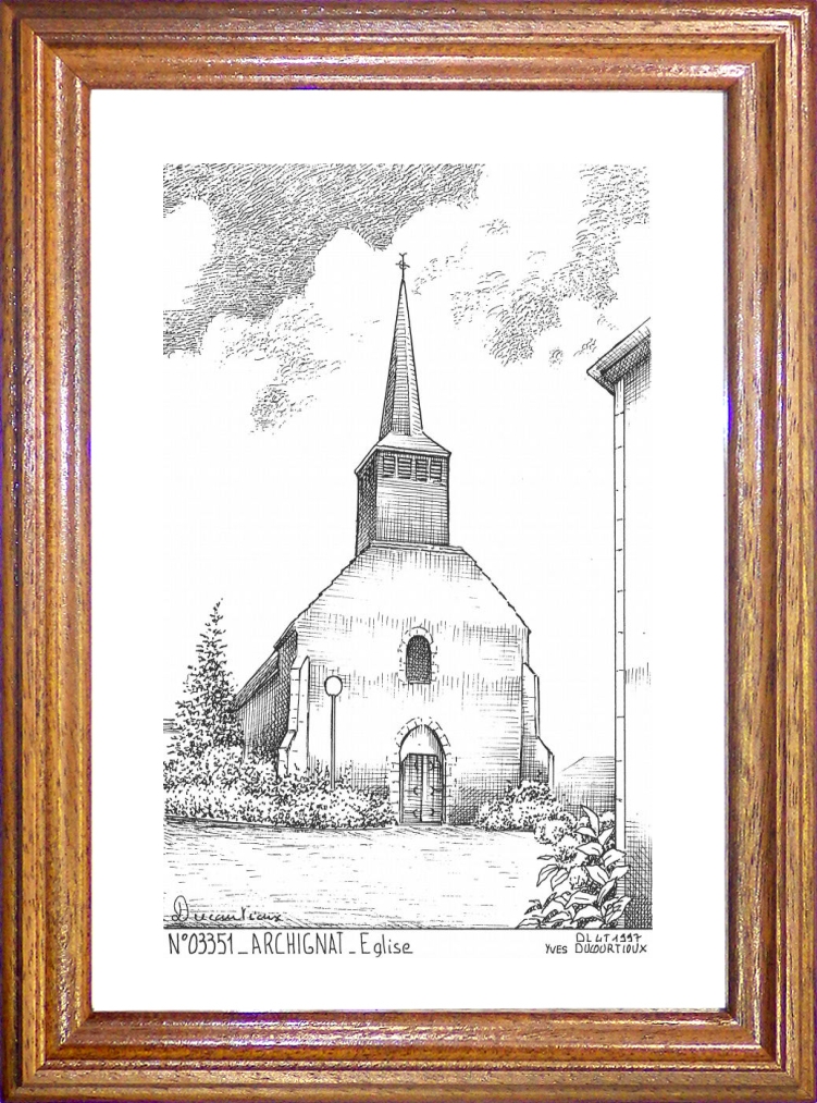 N 03351 - ARCHIGNAT - glise