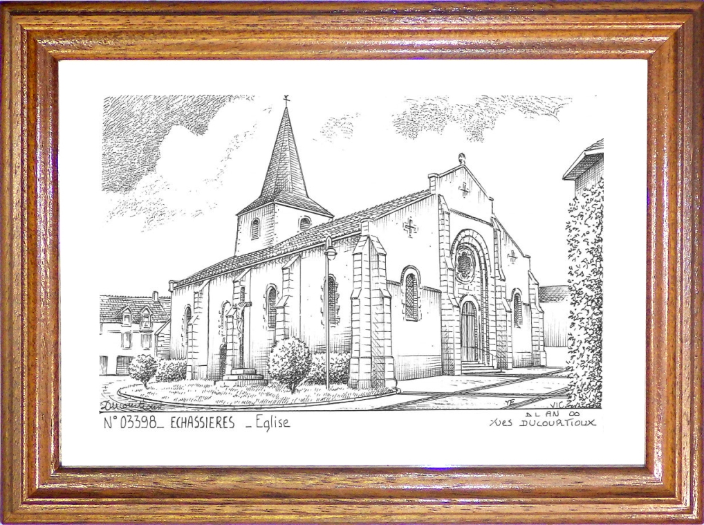 N 03398 - ECHASSIERES - glise