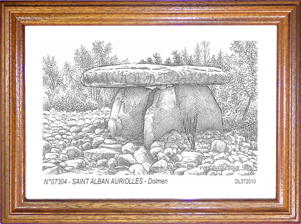 N 07304 - ST ALBAN AURIOLLES - dolmen