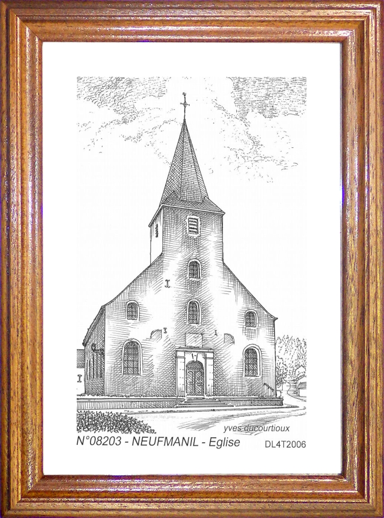 N 08203 - NEUFMANIL - glise