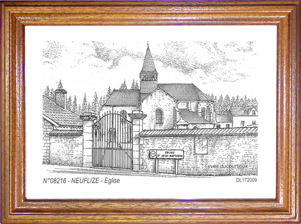 N 08216 - NEUFLIZE - glise