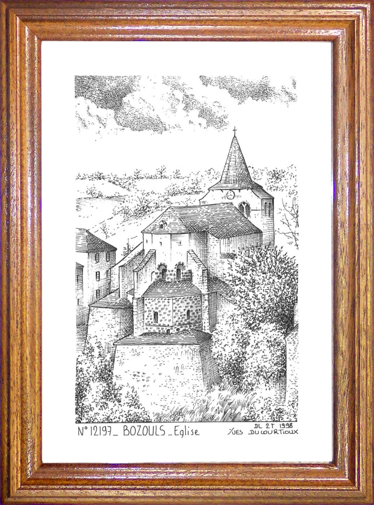 N 12197 - BOZOULS - glise