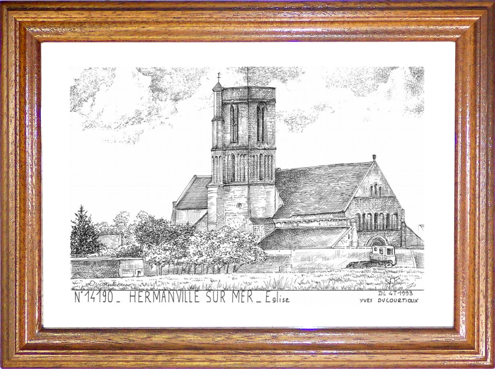 N 14190 - HERMANVILLE SUR MER - glise