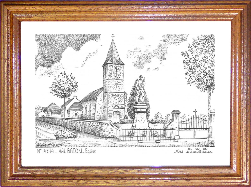 N 14274 - VAUBADON - glise