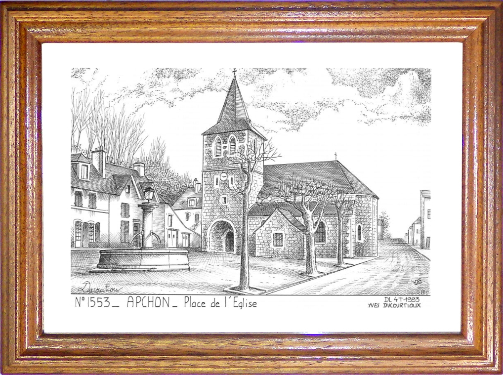 N 15053 - APCHON - place de l glise