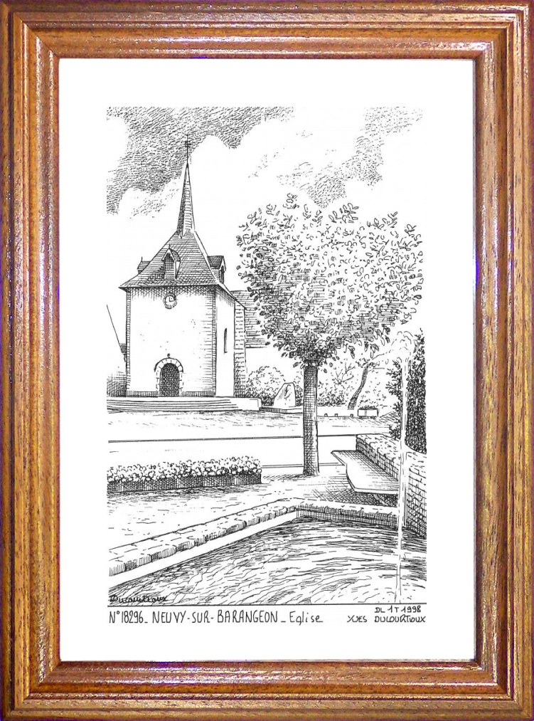 N 18296 - NEUVY SUR BARANGEON - glise