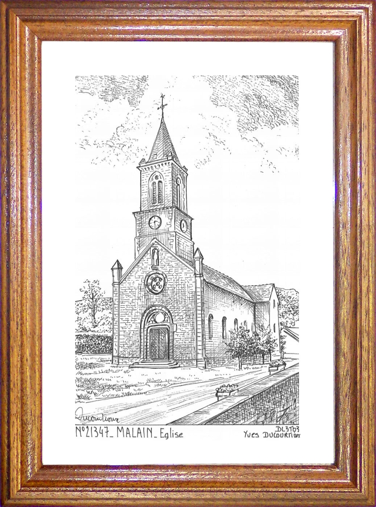 N 21347 - MALAIN - glise