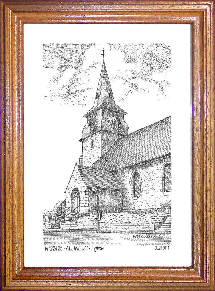 N 22425 - ALLINEUC - glise