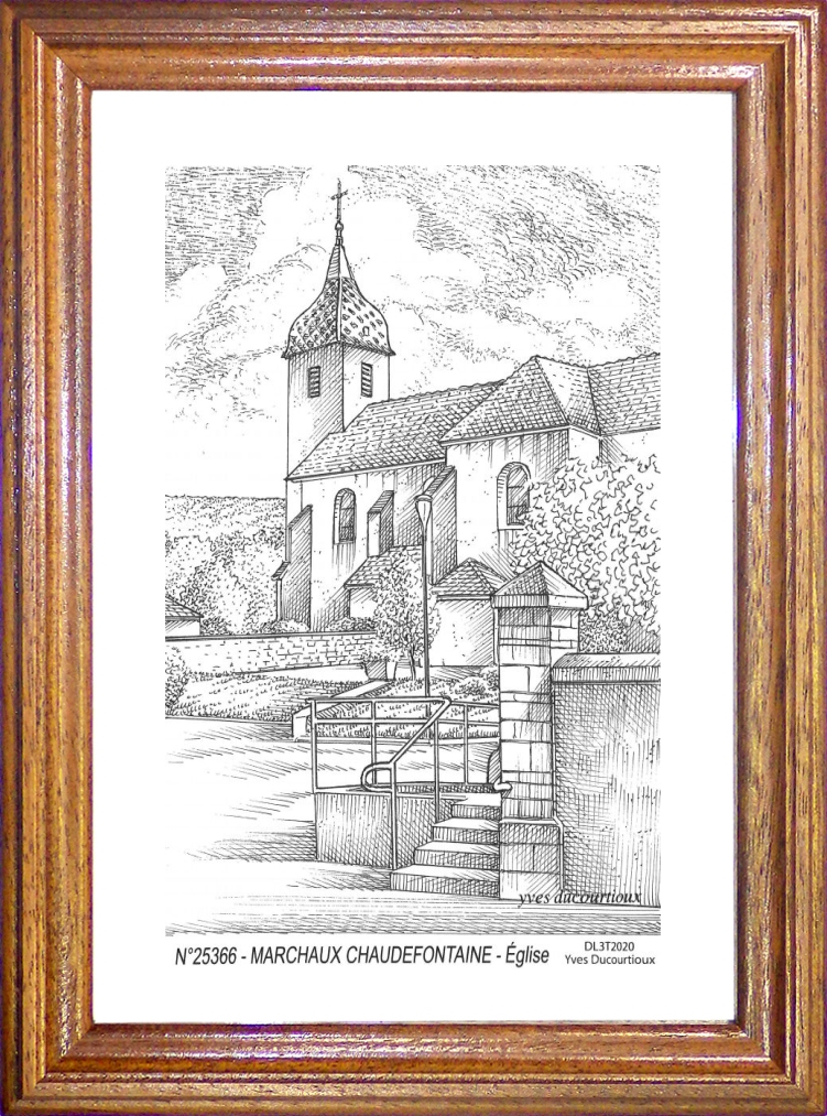 N 25366 - MARCHAUX CHAUDEFONTAINE - glise