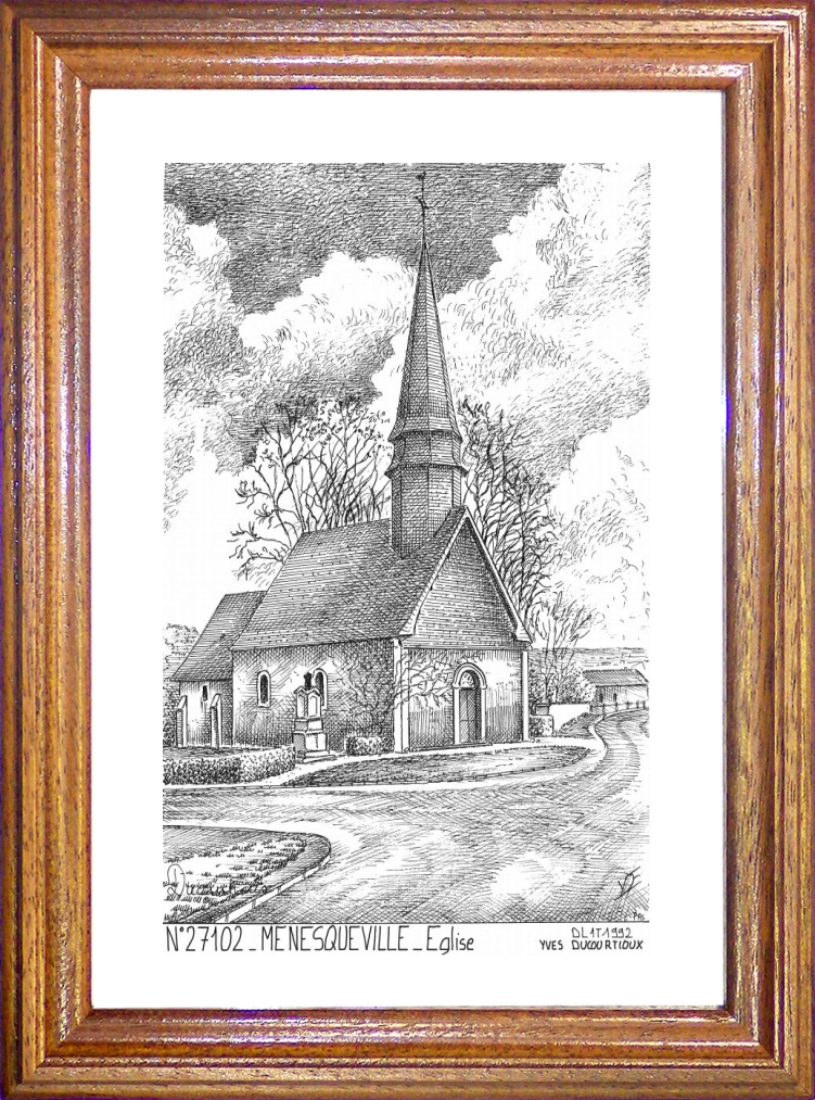 N 27102 - MENESQUEVILLE - glise