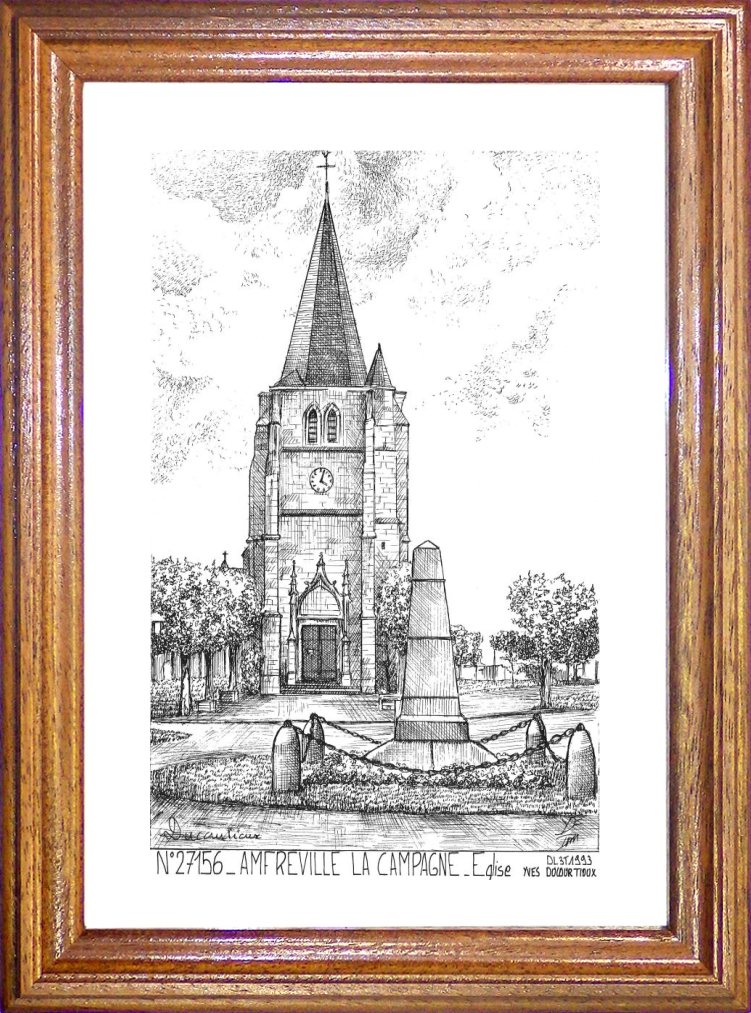 N 27156 - AMFREVILLE LA CAMPAGNE - glise