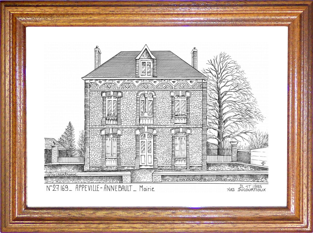 N 27169 - APPEVILLE ANNEBAULT - mairie