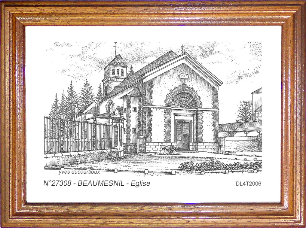 N 27308 - BEAUMESNIL - glise