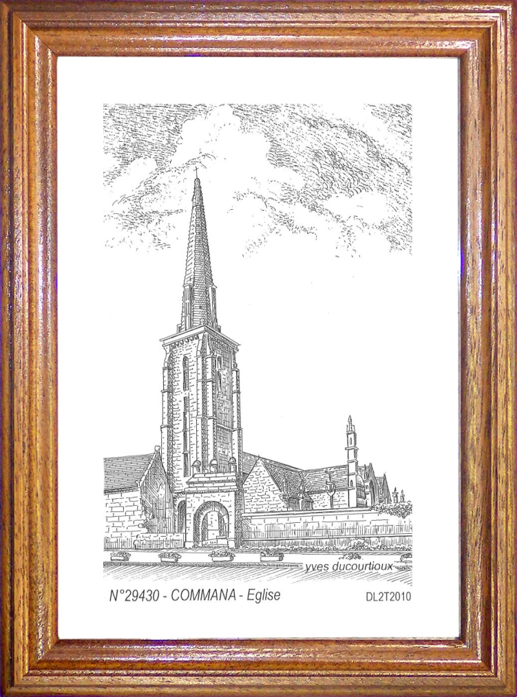 N 29430 - COMMANA - glise