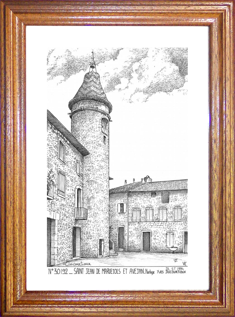 N 30192 - ST JEAN DE MARUEJOLS ET AVEJAN - horloge