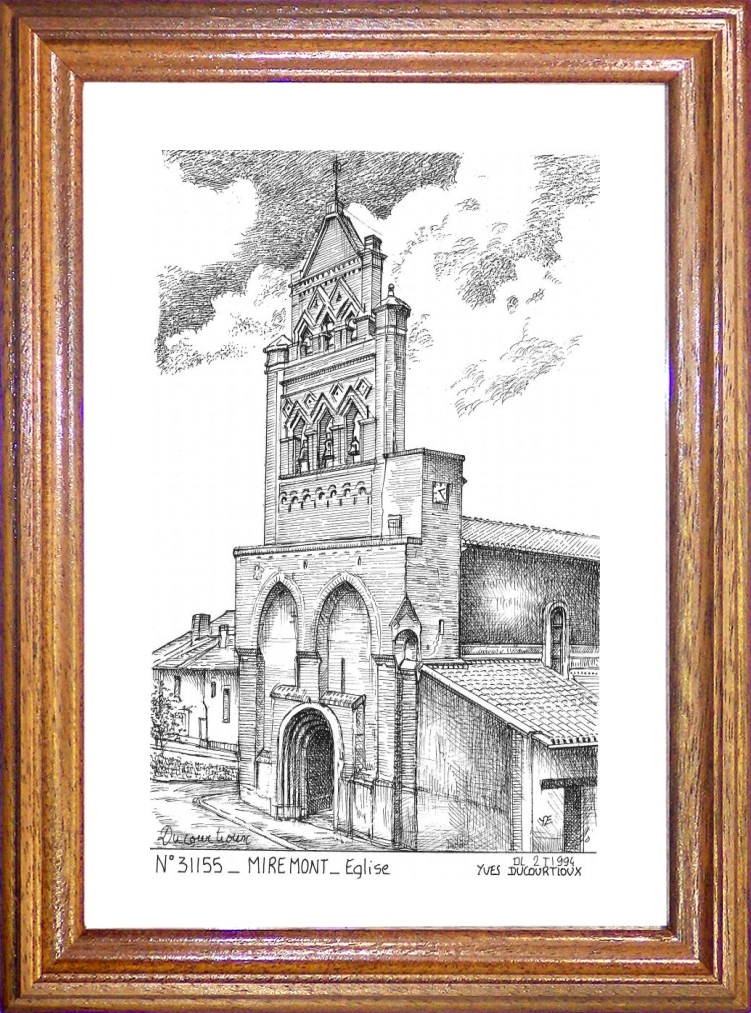 N 31155 - MIREMONT - glise