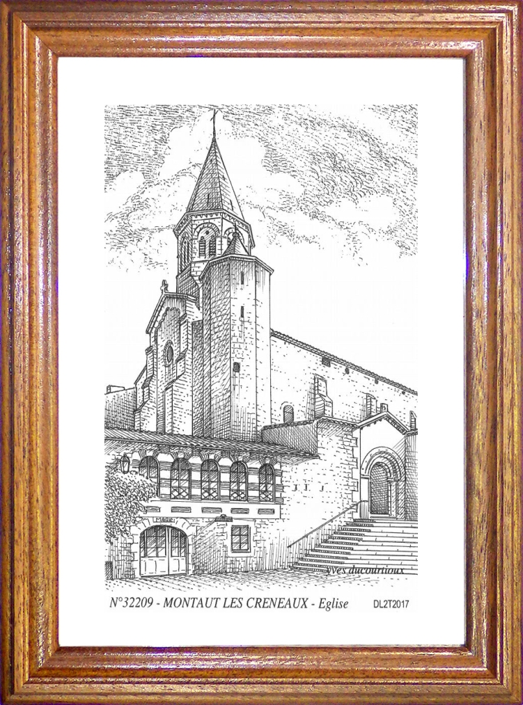 N 32209 - MONTAUT LES CRENEAUX - glise