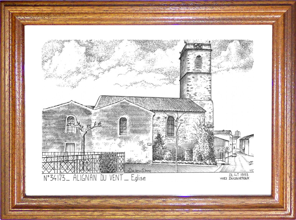 N 34173 - ALIGNAN DU VENT - glise