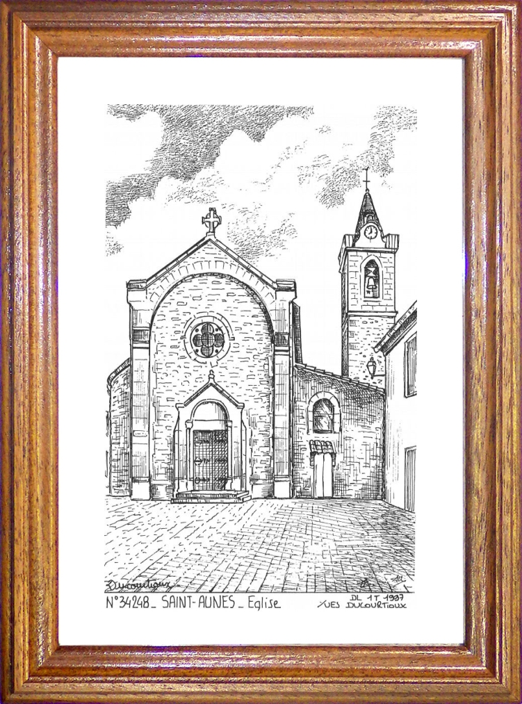 N 34248 - ST AUNES - glise