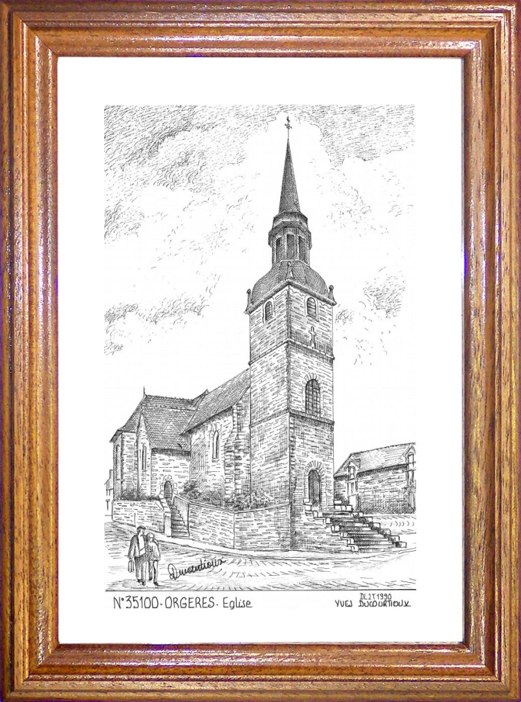 N 35100 - ORGERES - glise