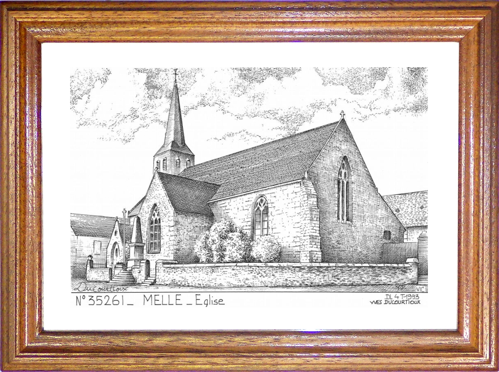 N 35261 - MELLE - glise