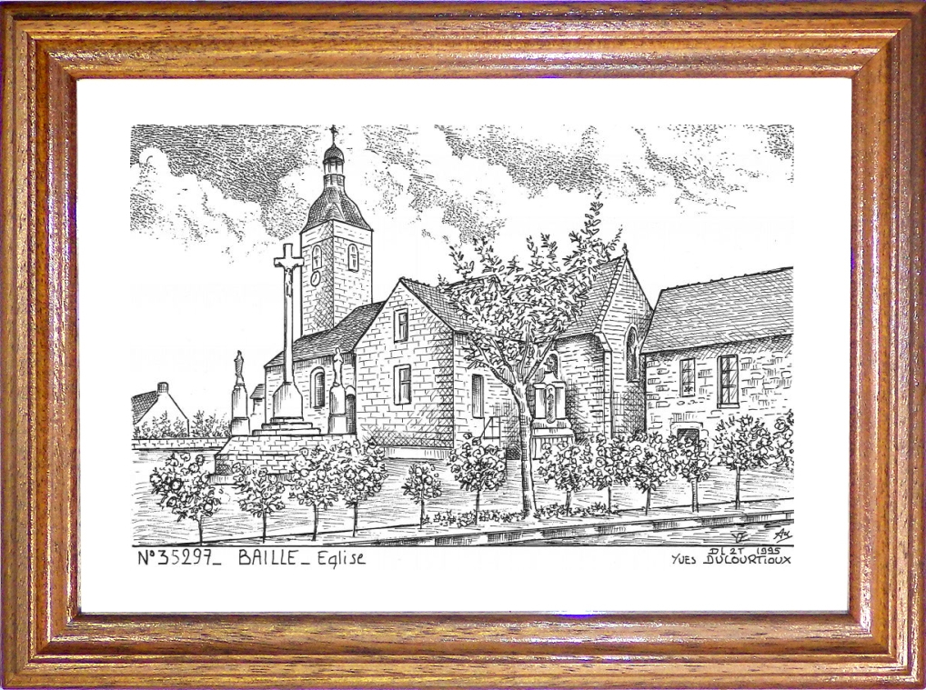 N 35297 - BAILLE - glise