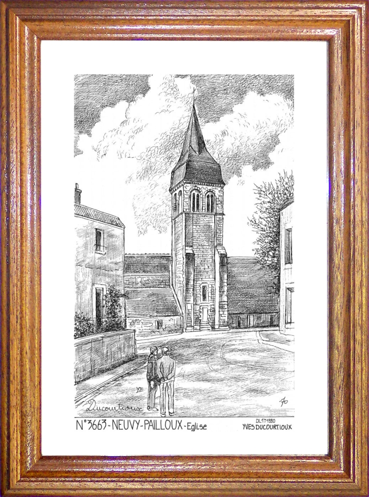 N 36063 - NEUVY PAILLOUX - glise