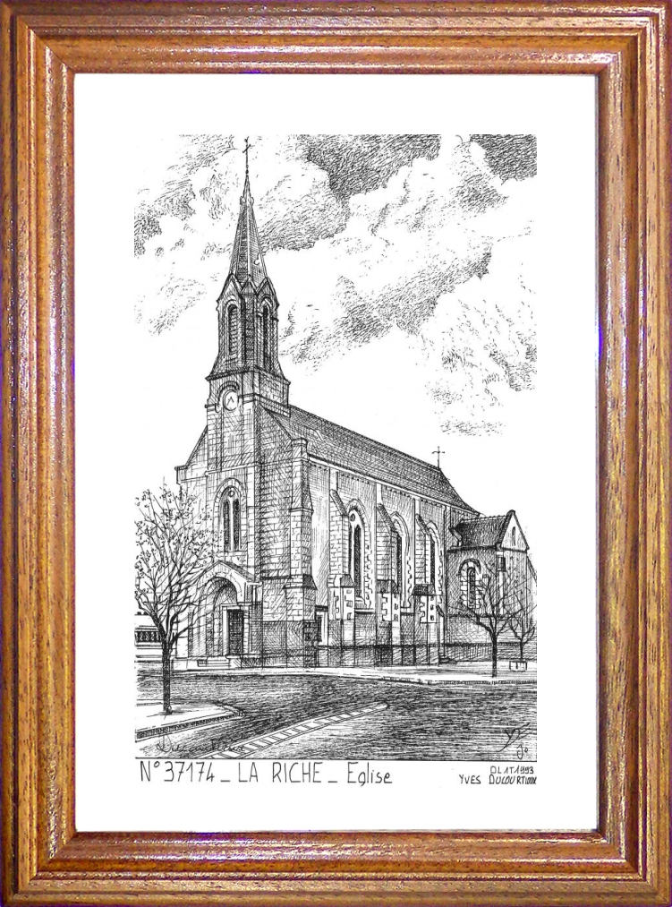 N 37174 - LA RICHE - glise