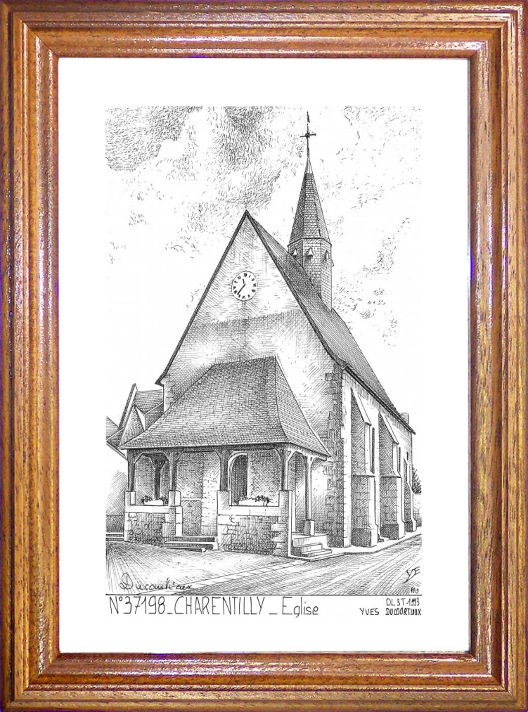 N 37198 - CHARENTILLY - glise
