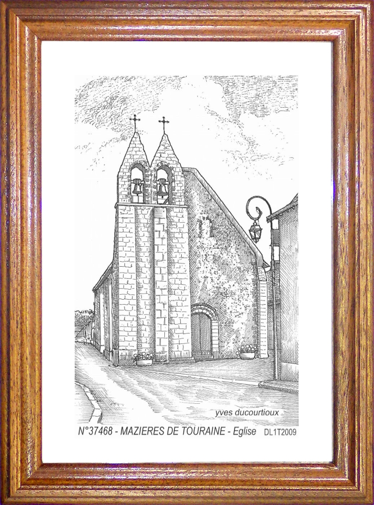 N 37468 - MAZIERES DE TOURAINE - glise