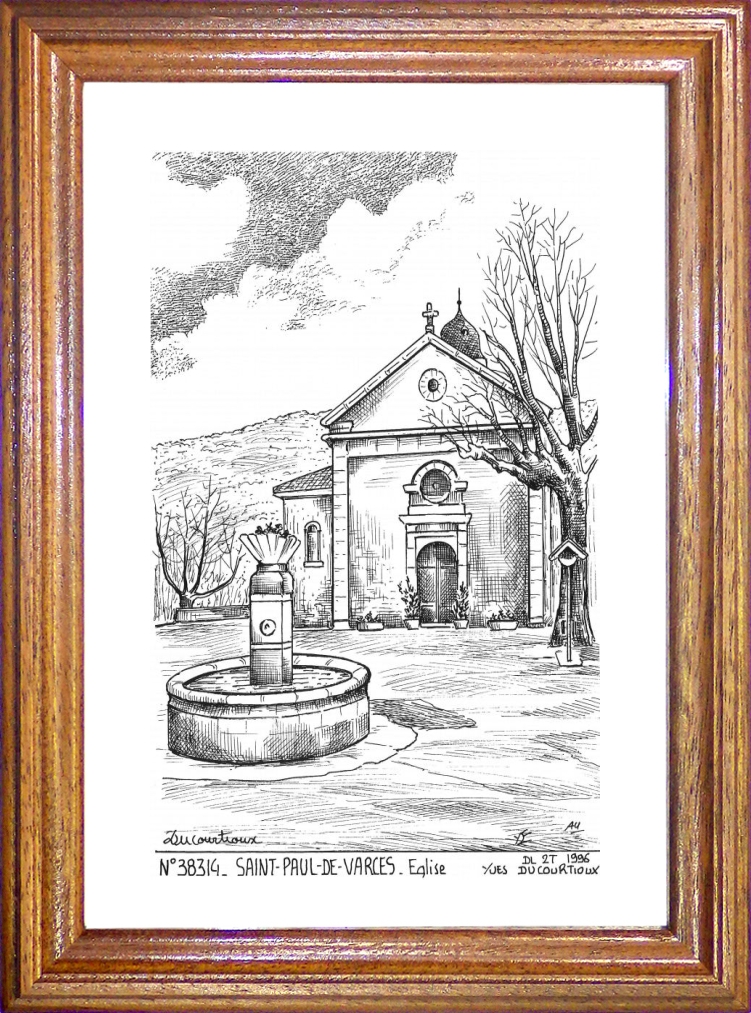 N 38314 - ST PAUL DE VARCES - glise