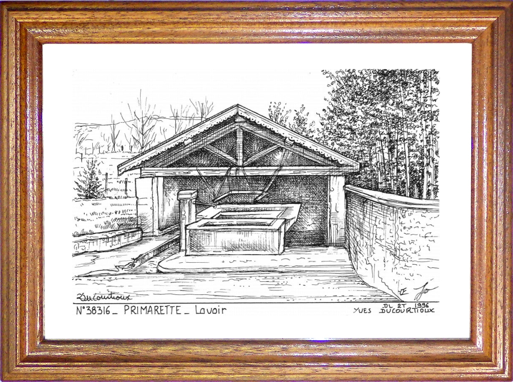 N 38316 - PRIMARETTE - lavoir