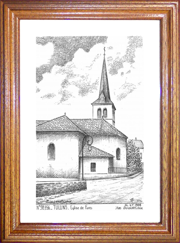 N 38356 - TULLINS - glise de fures