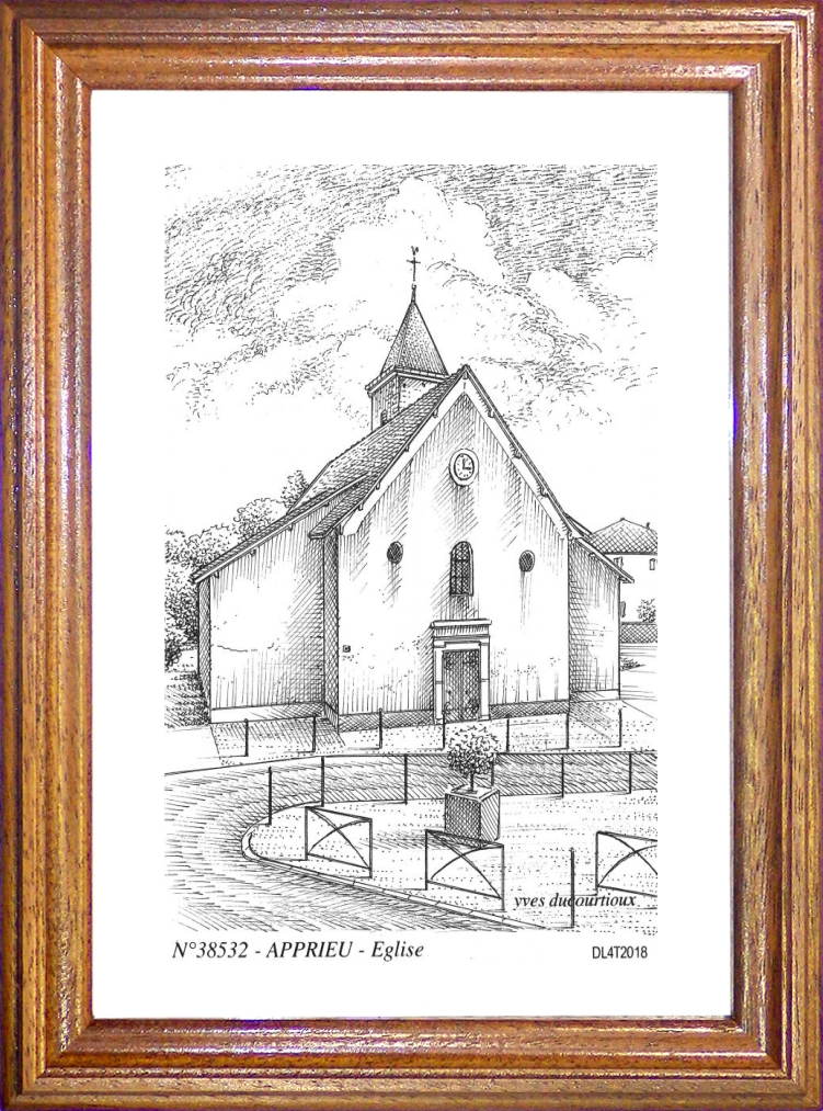 N 38532 - APPRIEU - glise