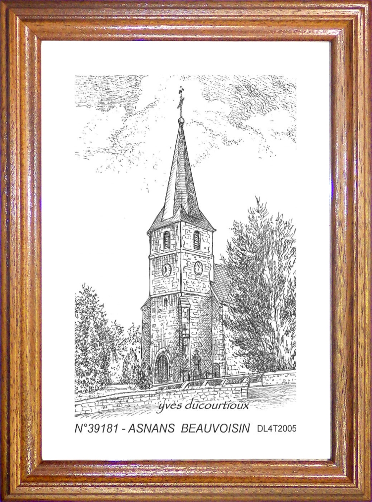 N 39181 - ASNANS BEAUVOISIN - glise